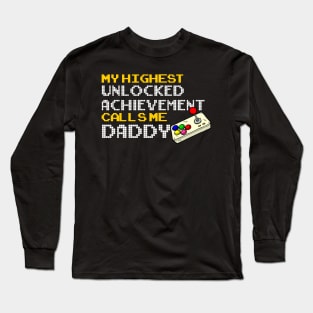 Funny Daddy Gamer Long Sleeve T-Shirt